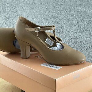 Bloch Women's Chord T-Bar Strap 3" Dance Shoe, tan, 6 Medium US NWB S157